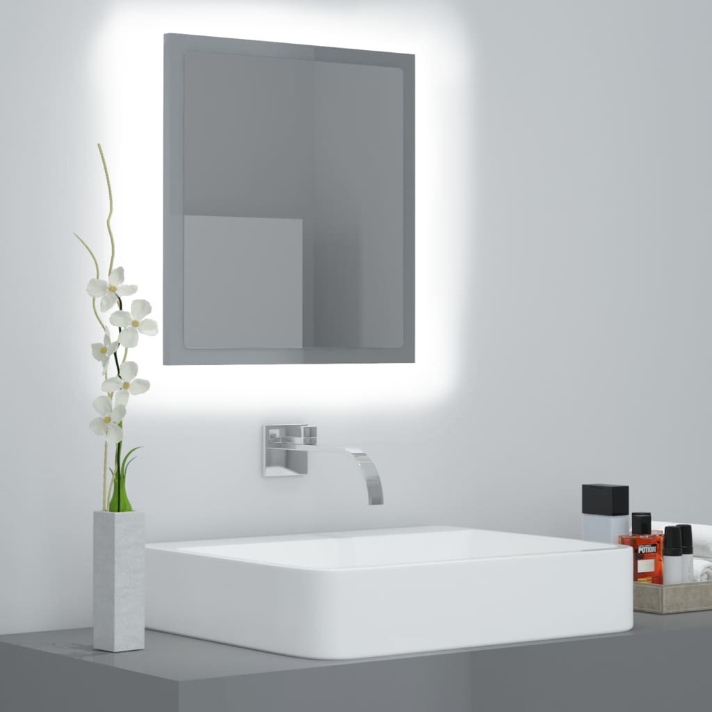 Oglindă De Baie Cu Led, , 40X8,5X37 Cm, Acril