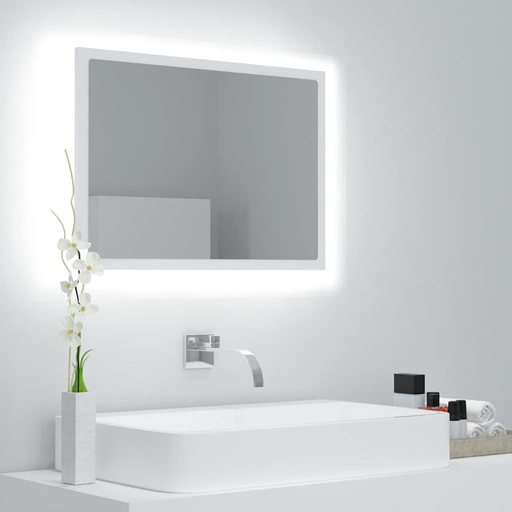 Oglindă De Baie Cu Led, , 60X8,5X37 Cm, Acril