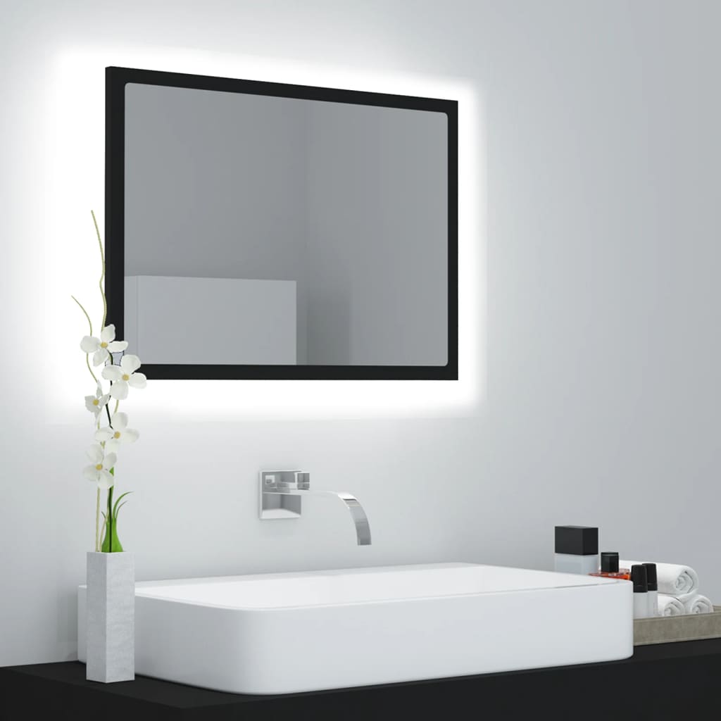Oglindă De Baie Cu Led, , 60X8,5X37 Cm, Acril