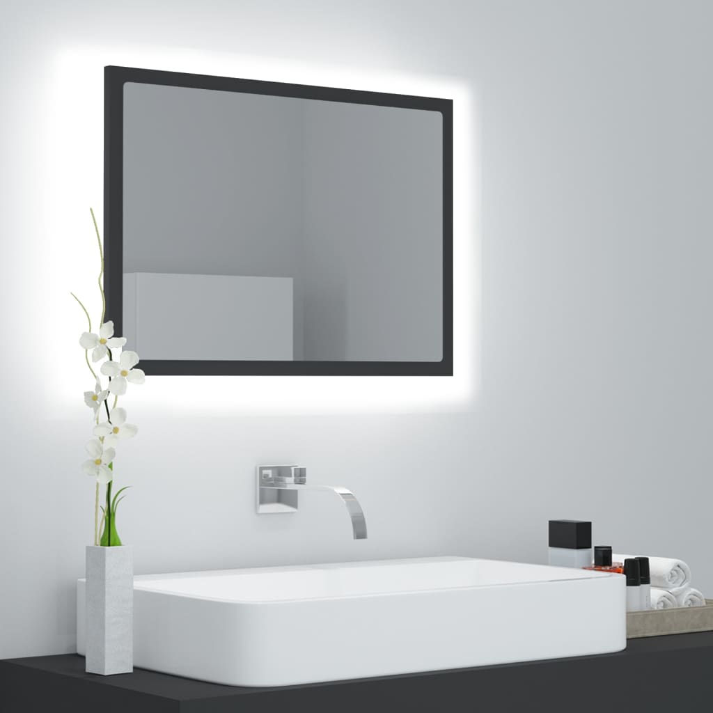 Oglindă De Baie Cu Led, , 60X8,5X37 Cm, Acril