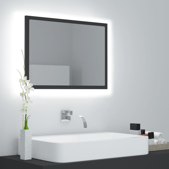 Oglindă De Baie Cu Led, , 60X8,5X37 Cm, Acril