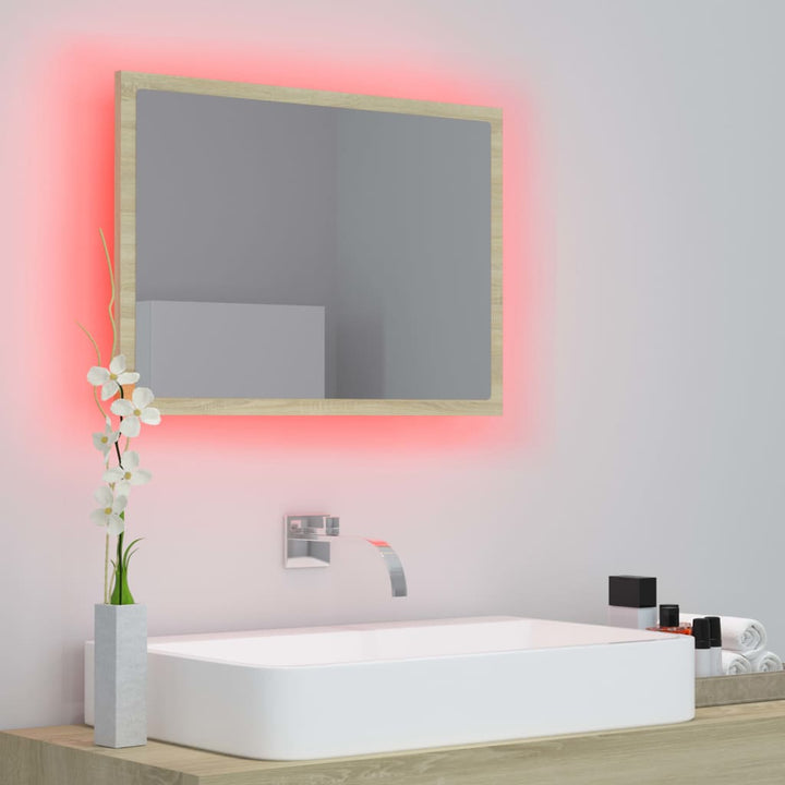 Oglindă De Baie Cu Led, , 60X8,5X37 Cm, Acril