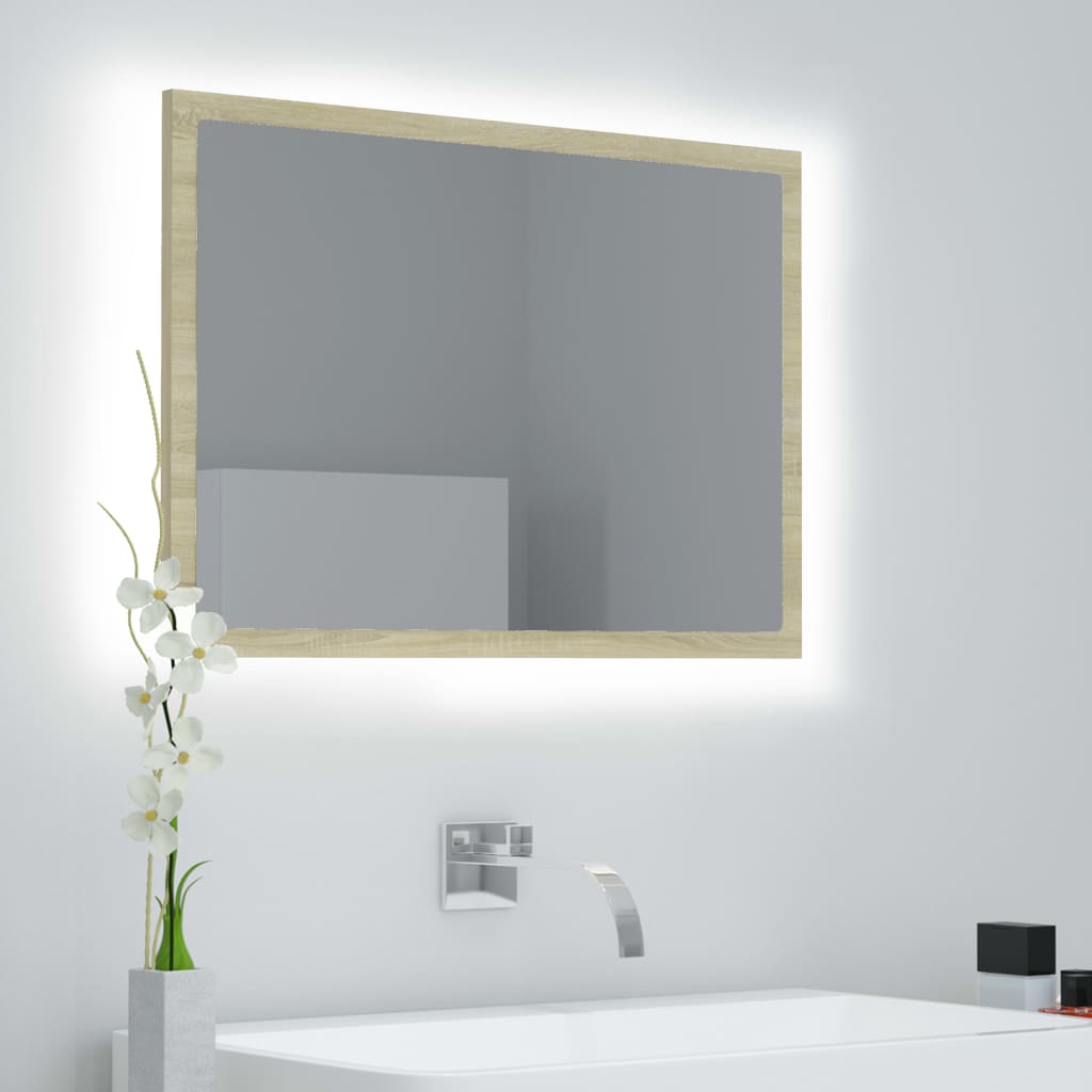 Oglindă De Baie Cu Led, , 60X8,5X37 Cm, Acril