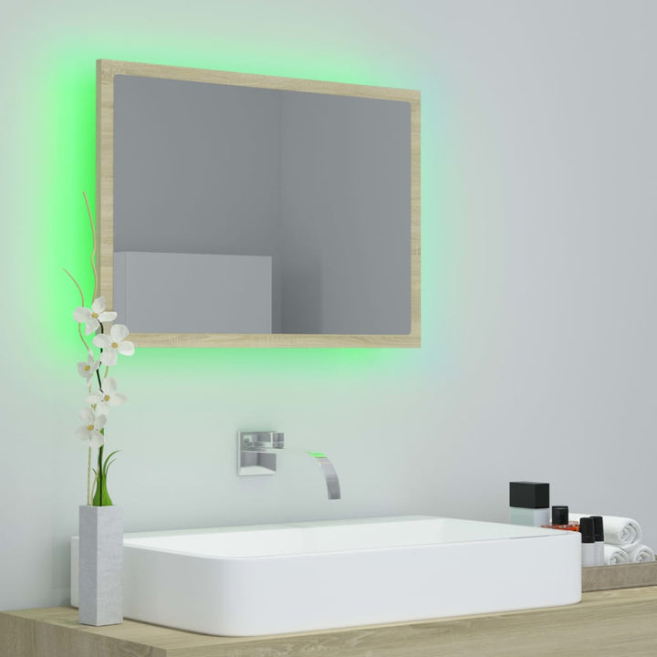 Oglindă De Baie Cu Led, , 60X8,5X37 Cm, Acril