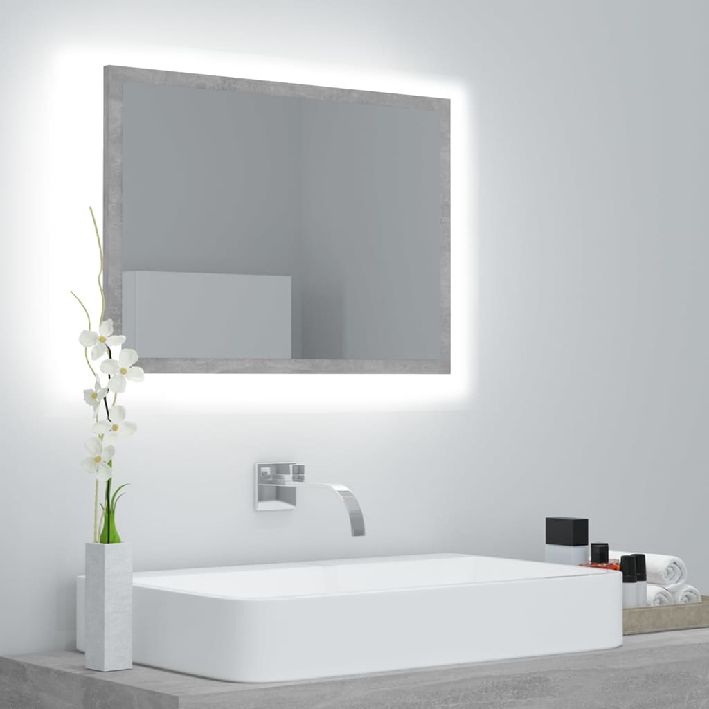 Oglindă De Baie Cu Led, , 60X8,5X37 Cm, Acril