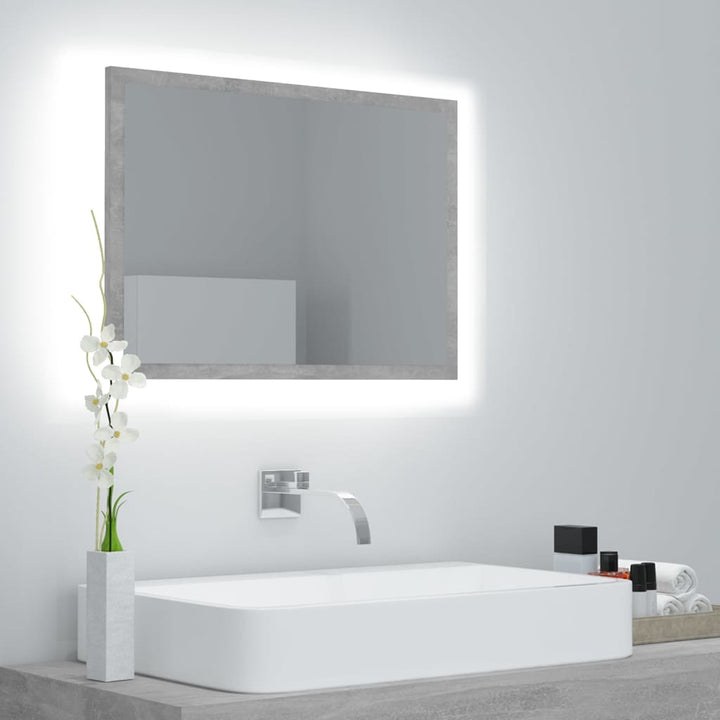 Oglindă De Baie Cu Led, , 60X8,5X37 Cm, Acril