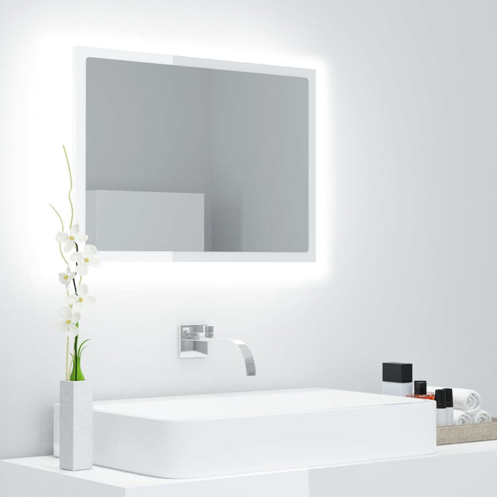 Oglindă De Baie Cu Led, , 60X8,5X37 Cm, Acril