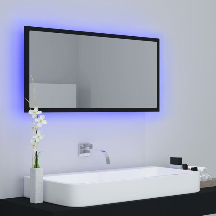 Oglindă De Baie Cu Led, , 90X8,5X37 Cm, Acril