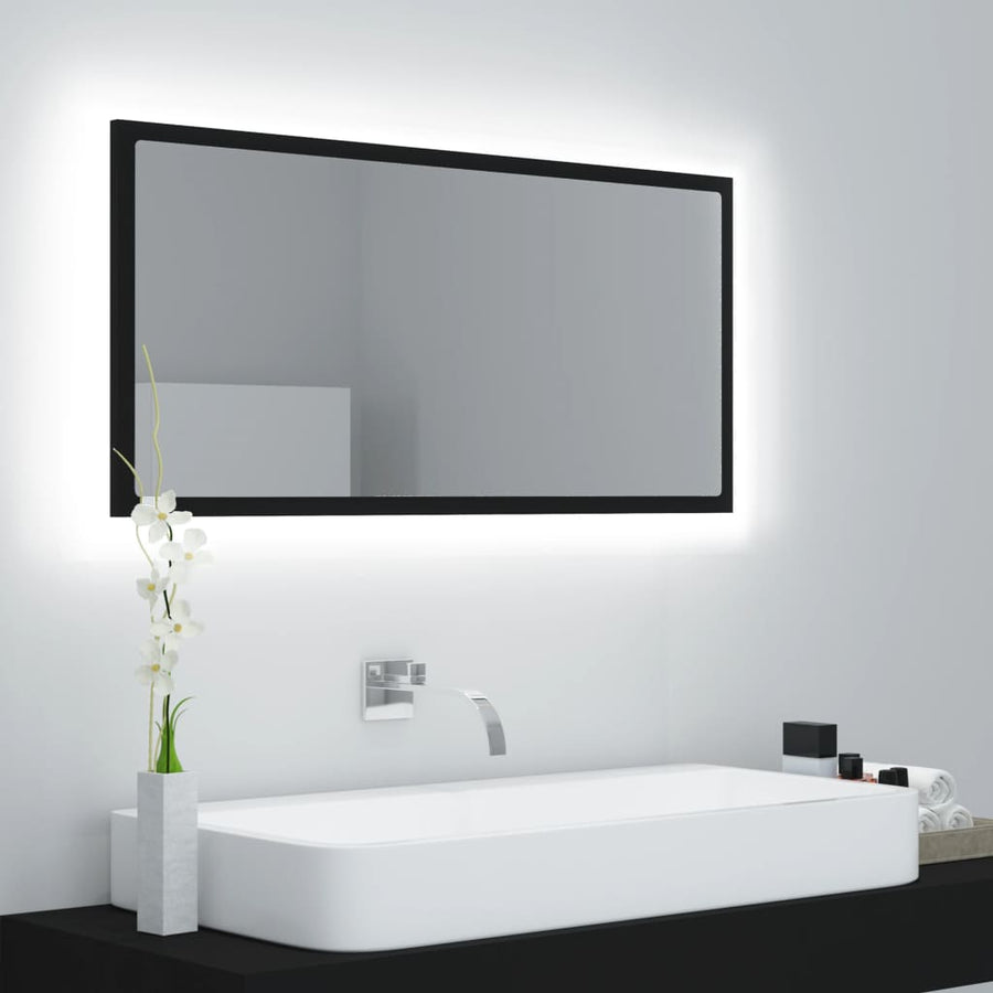 Oglindă De Baie Cu Led, , 90X8,5X37 Cm, Acril