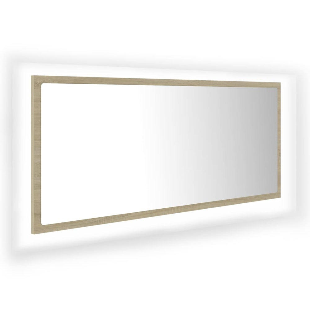 Oglindă De Baie Cu Led, , 100X8,5X37 Cm, Acril