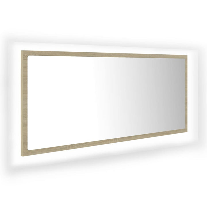 Oglindă De Baie Cu Led, , 100X8,5X37 Cm, Acril