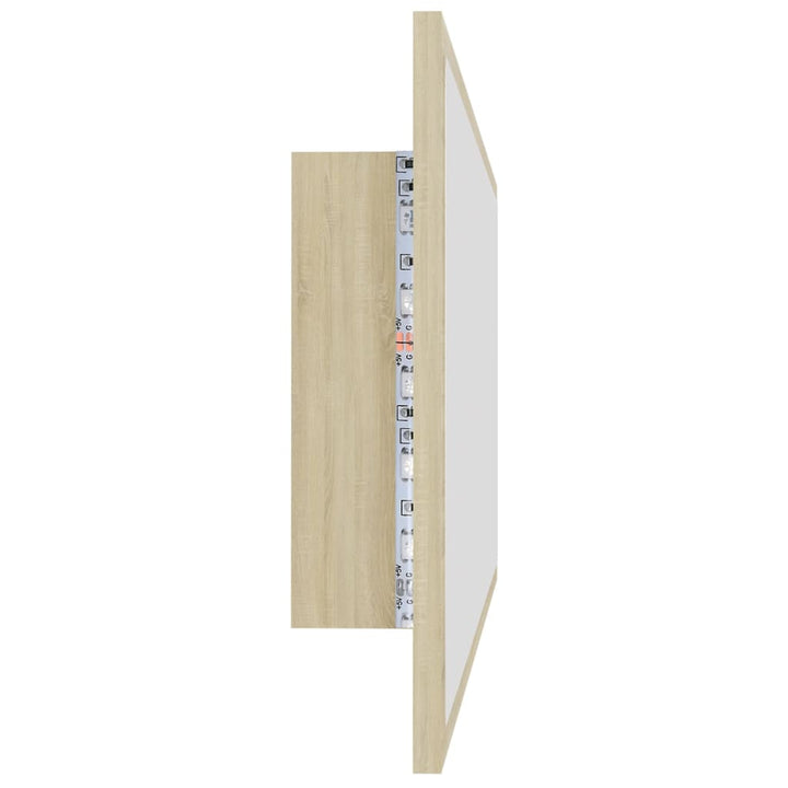 Oglindă De Baie Cu Led, , 100X8,5X37 Cm, Acril