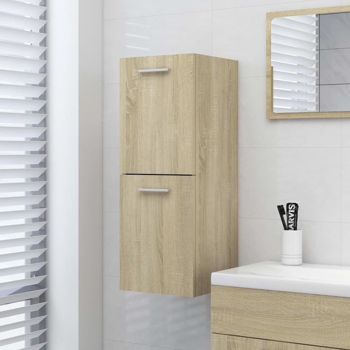 Dulap Suspendat De Baie, , 30X30X80 Cm, Lemn Prelucrat