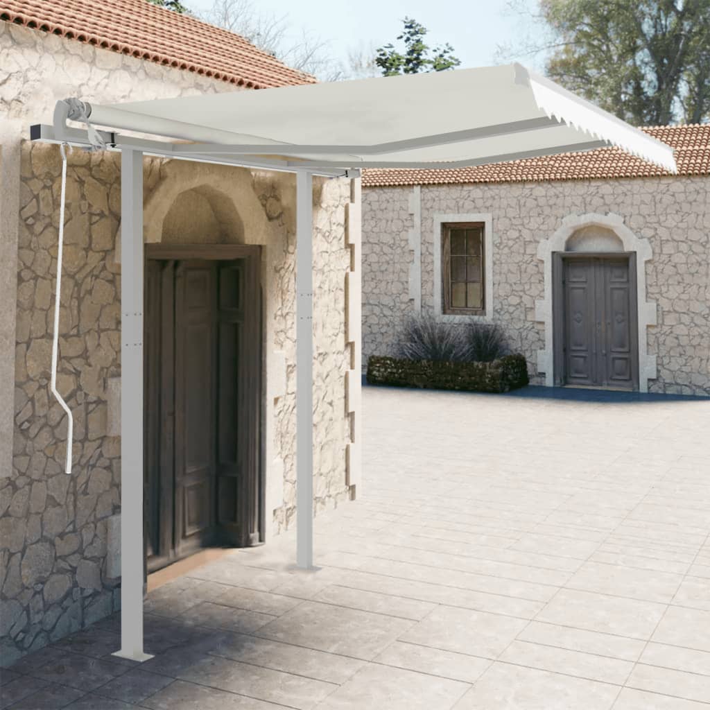 Set Stâlp Pentru Copertină, , , Fier