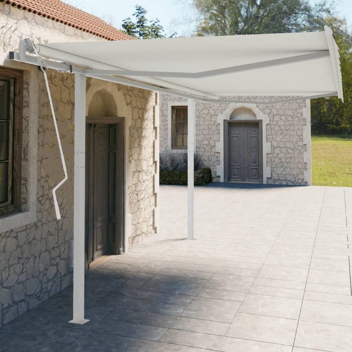 Set Stâlp Pentru Copertină, , , Fier