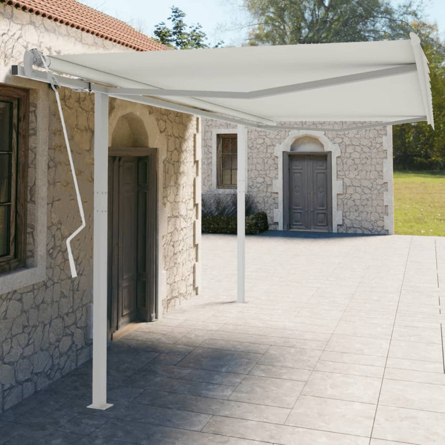 Set Stâlp Pentru Copertină, , , Fier
