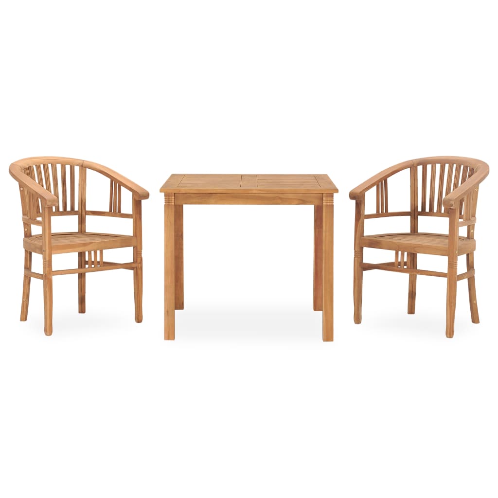 Set Mobilier De Grădină Cu Perne, 5 Piese, Lemn Masiv De Tec
