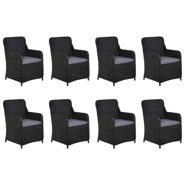 Set Mobilier De Grădină, 9 Piese, Poliratan