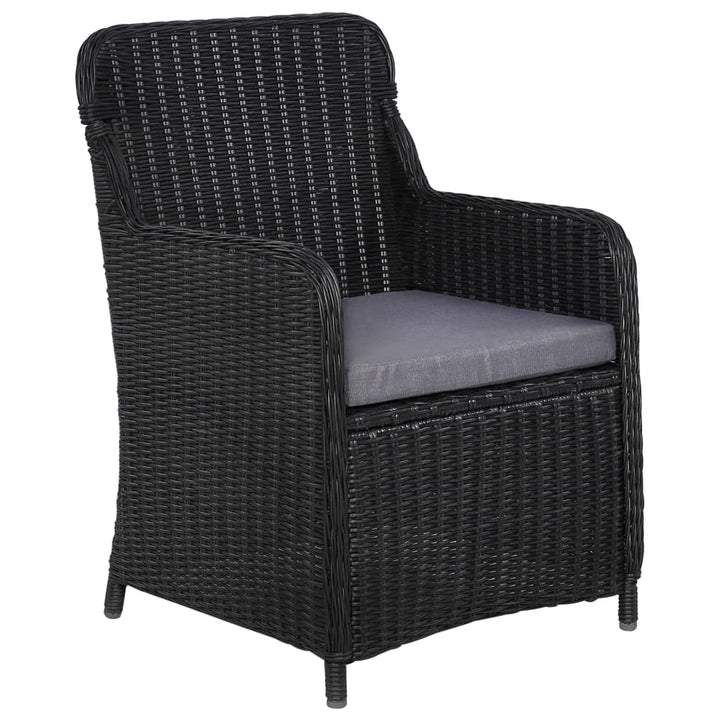 Set Mobilier De Grădină, 9 Piese, Poliratan