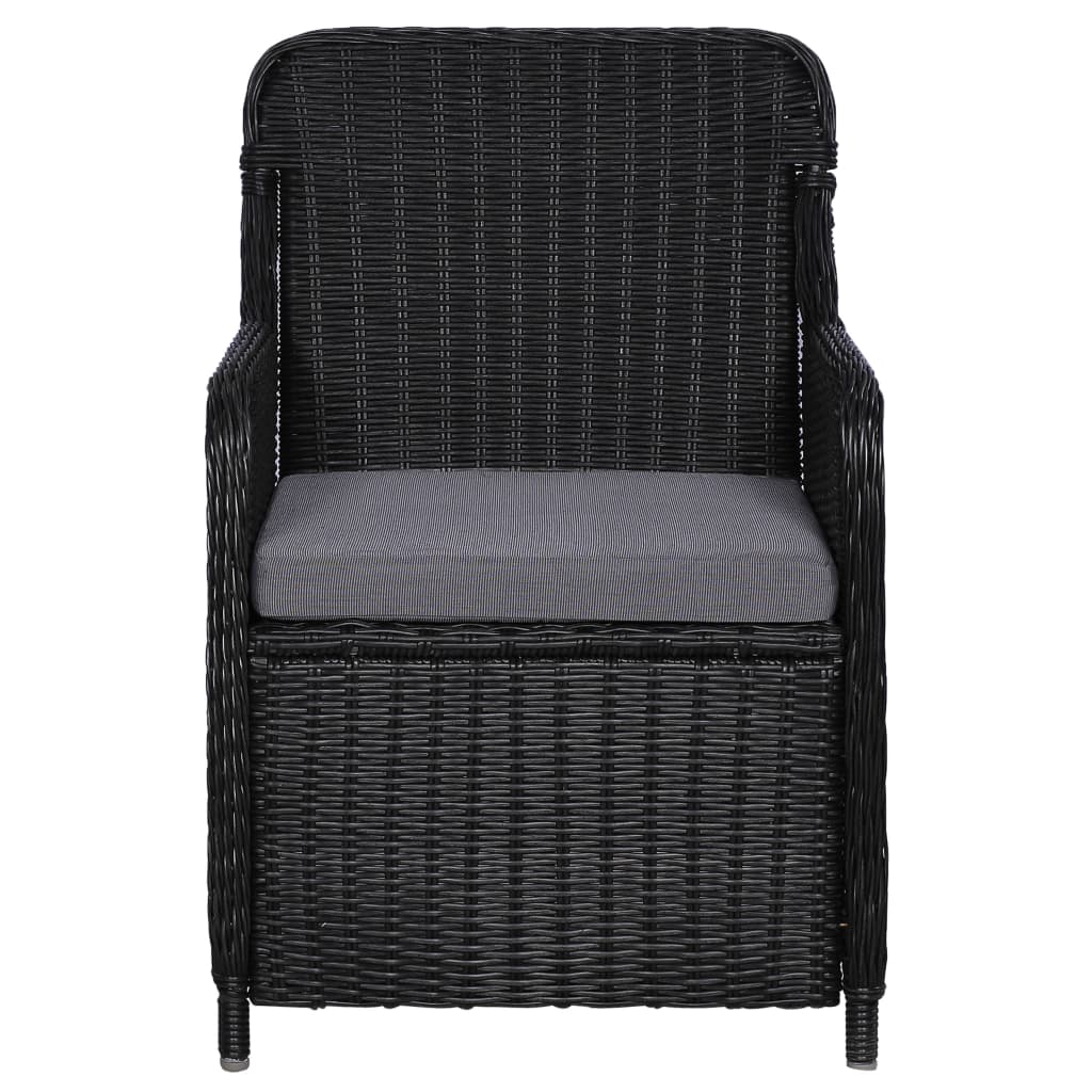 Set Mobilier De Grădină, 9 Piese, Poliratan