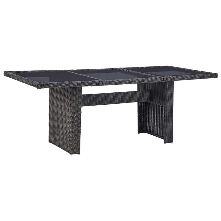 Set Mobilier De Grădină, 9 Piese, Poliratan