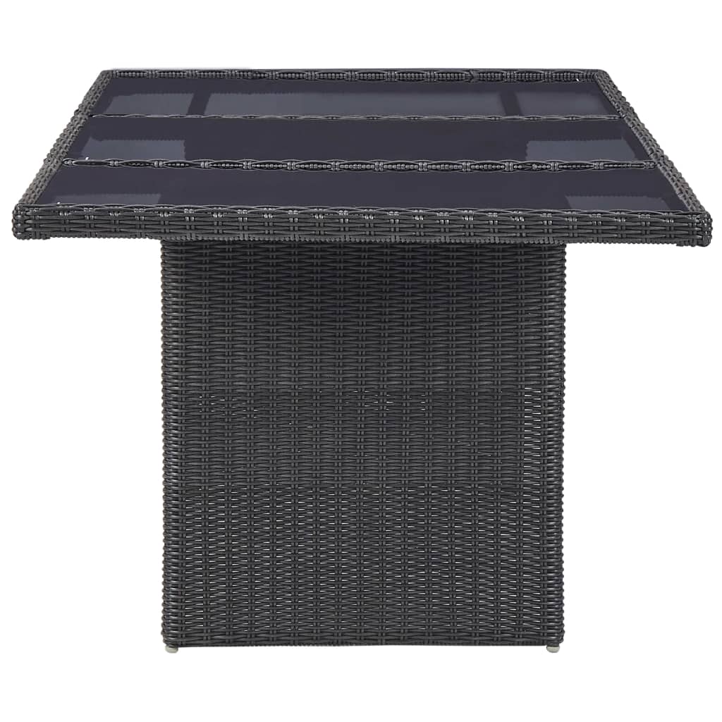 Set Mobilier De Grădină, 9 Piese, Poliratan