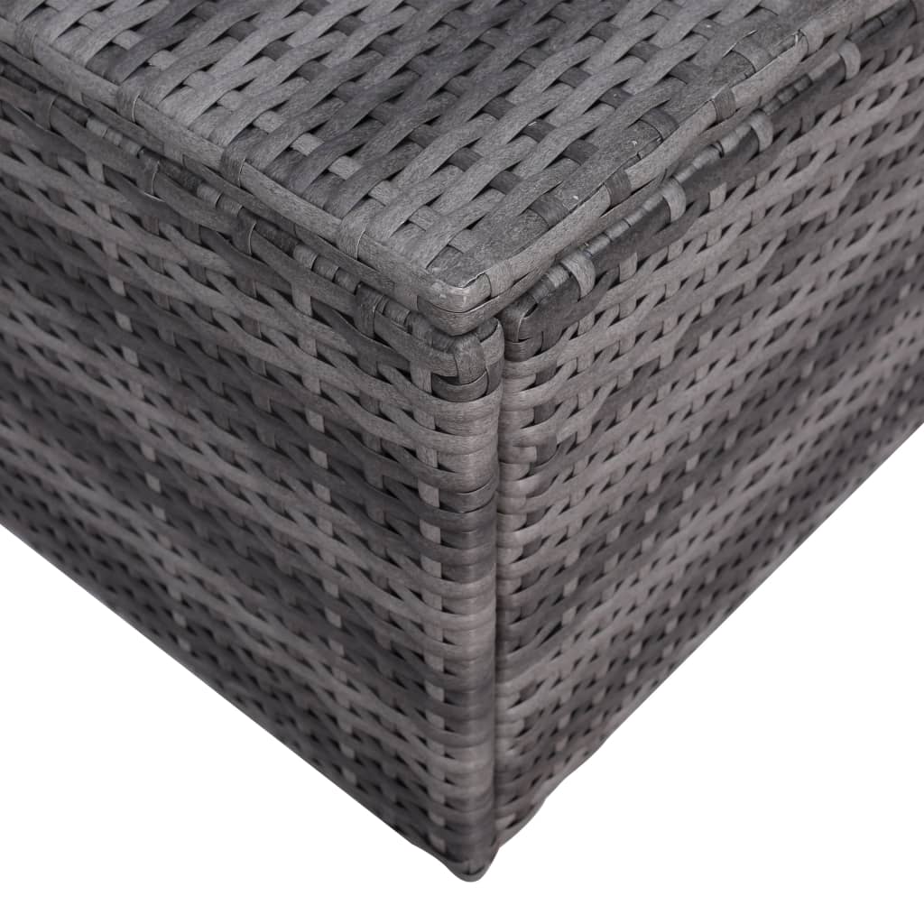 Set Mobilier De Grădină Cu Perne, 9 Piese, , Poliratan