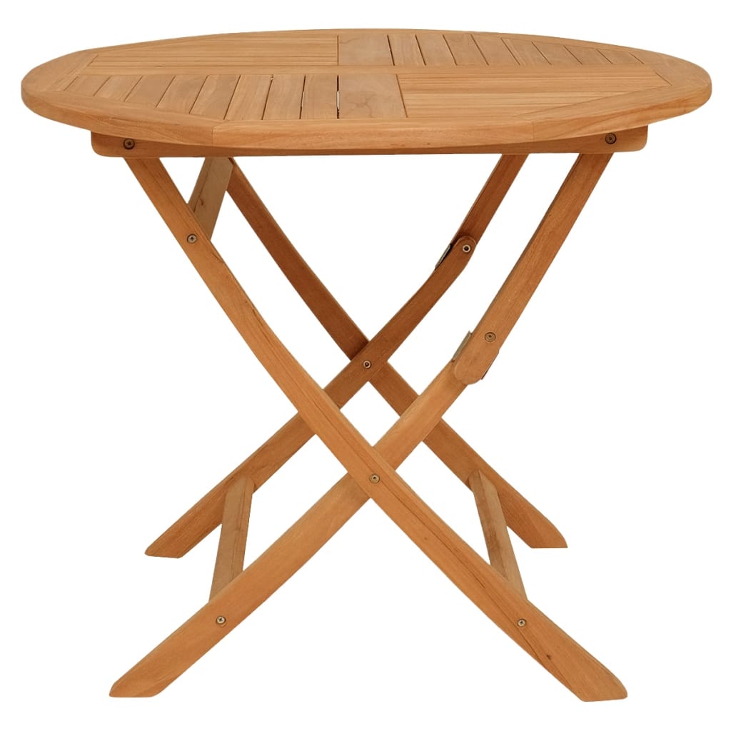 Set Mobilier De Grădină, 5 Piese, Lemn Masiv De Tec