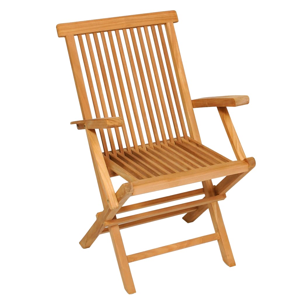 Set Mobilier De Grădină, 5 Piese, Lemn Masiv De Tec