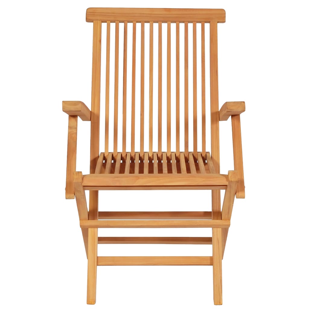 Set Mobilier De Grădină, 5 Piese, Lemn Masiv De Tec