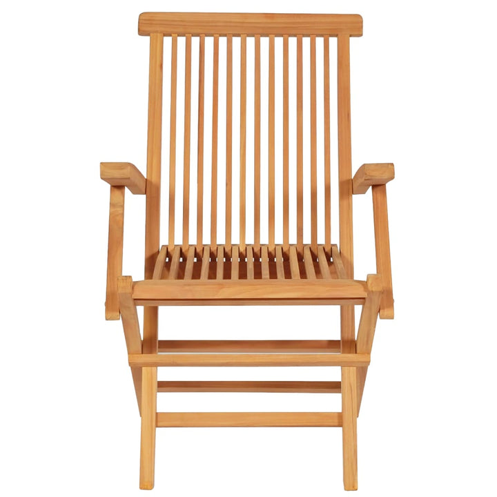 Set Mobilier De Grădină, 5 Piese, Lemn Masiv De Tec
