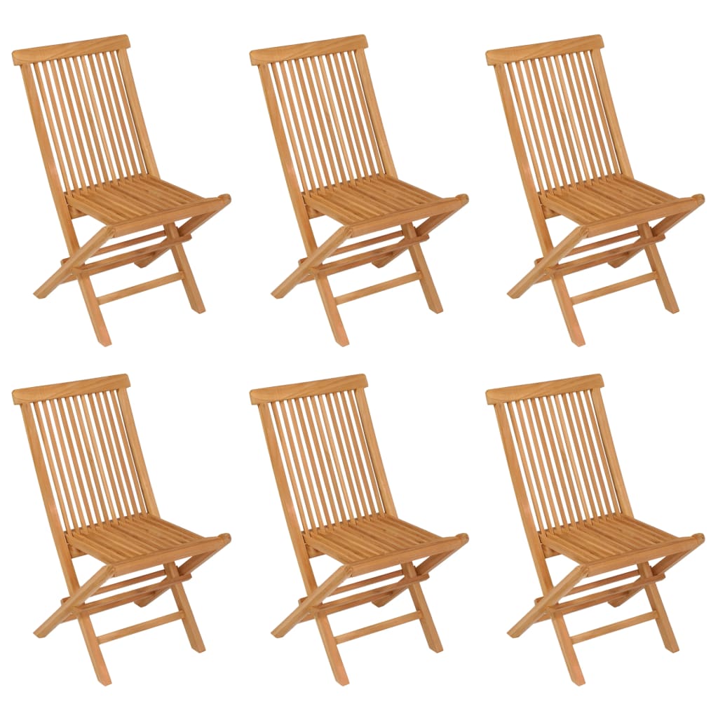 Set Mobilier Grădină, 7 Piese, Lemn Masiv De Tec