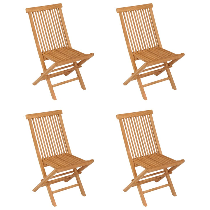 Set Mobilier Grădină, 5 Piese, Lemn Masiv De Tec