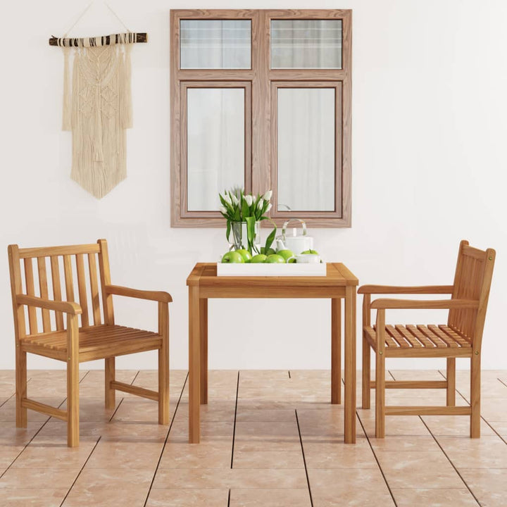 Set Mobilier De Exterior, 5 Piese, Lemn Masiv De Tec