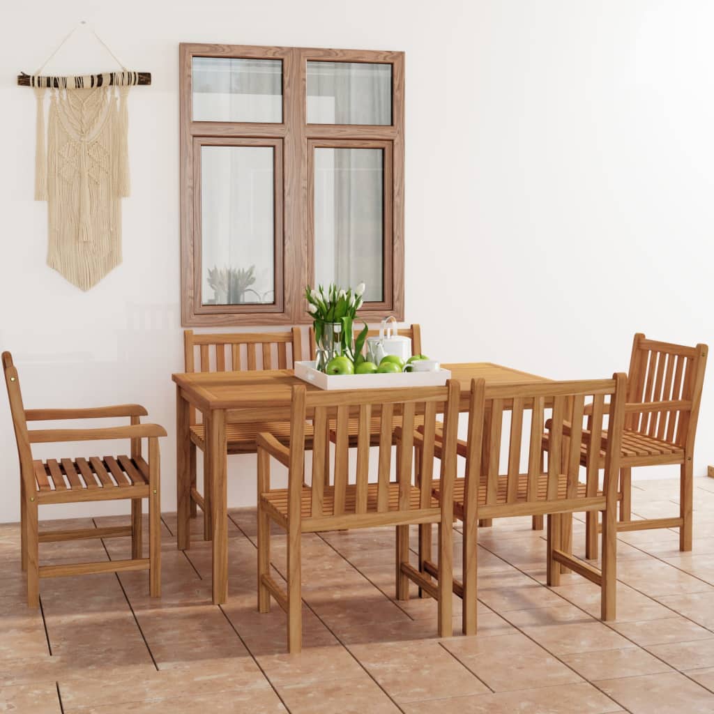 Set Mobilier Pentru Grădină, 4 Piese, Lemn Masiv De Tec