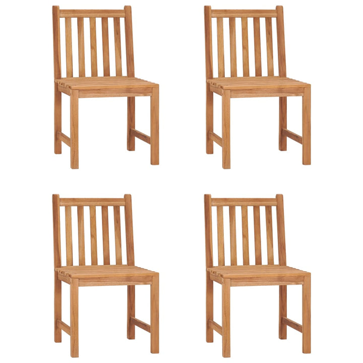 Set Mobilier Grădină, 5 Piese, Lemn Masiv De Tec