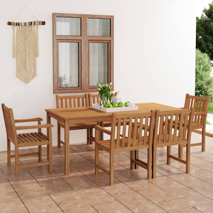 Set Mobilier Pentru Grădină, 4 Piese, Lemn Masiv De Tec