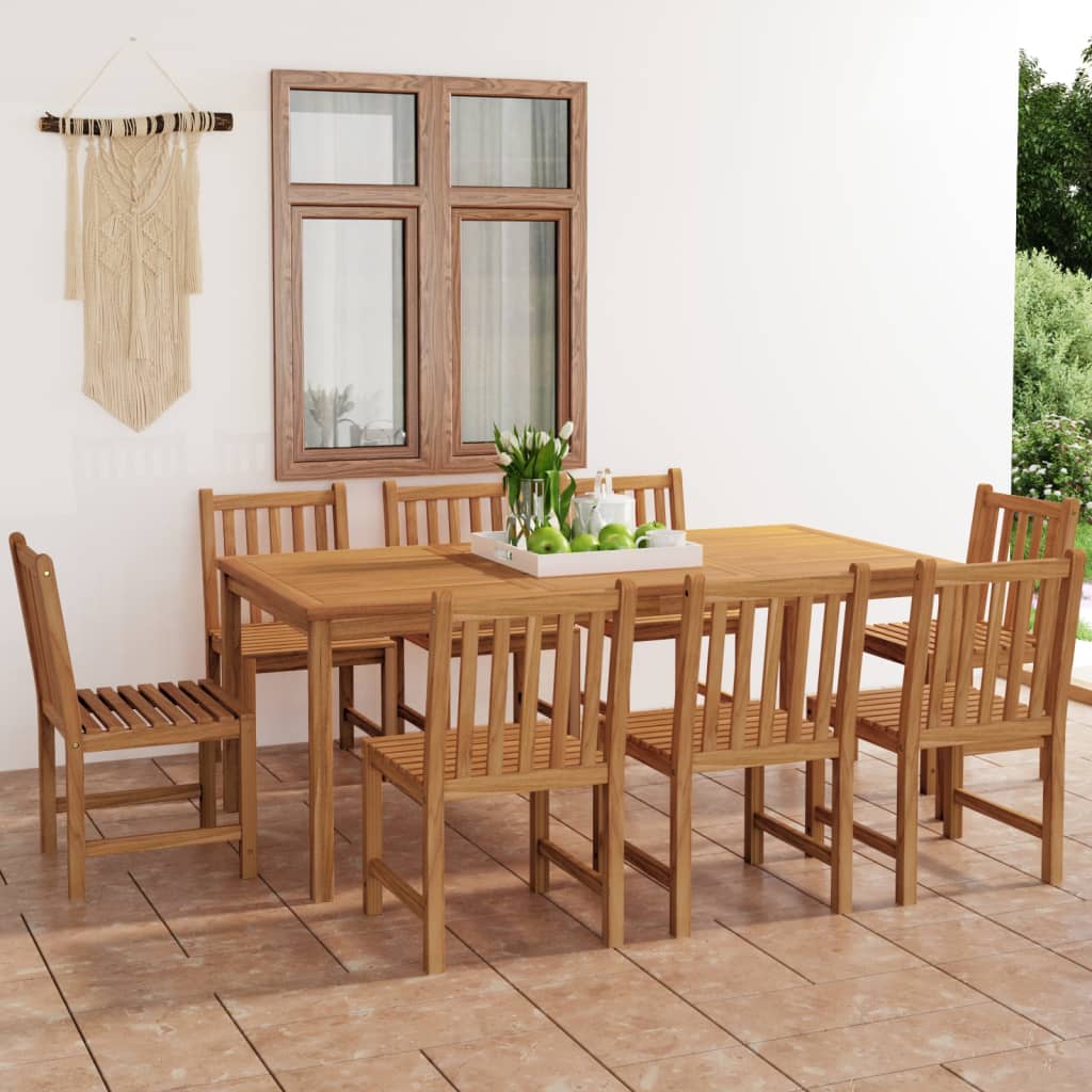 Set Mobilier Pentru Grădină, 4 Piese, Lemn Masiv De Tec