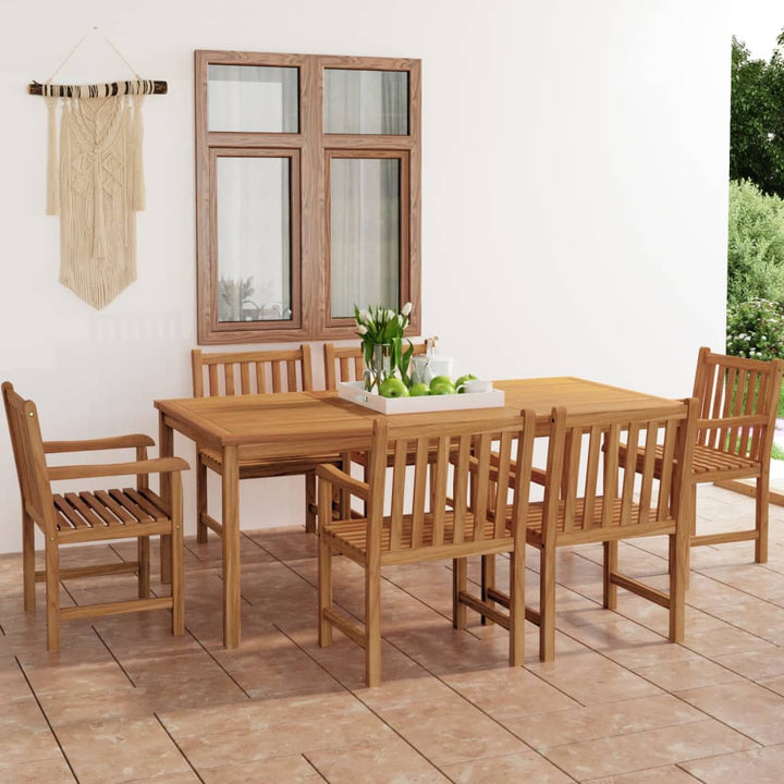 Set Mobilier Pentru Grădină, 4 Piese, Lemn Masiv De Tec