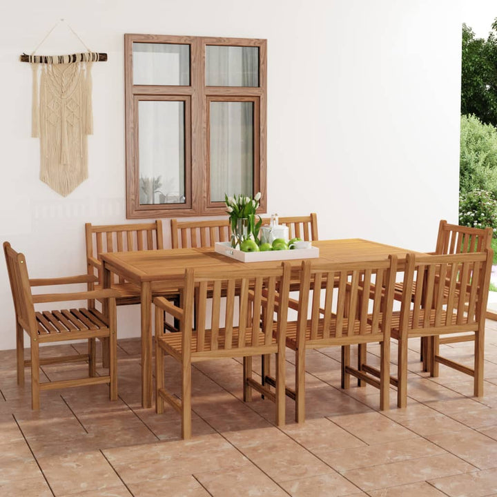 Set Mobilier Pentru Grădină, 4 Piese, Lemn Masiv De Tec