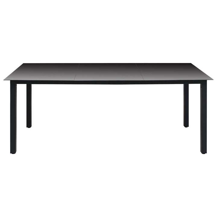 Set Mobilier De Grădină, 9 Piese, Negru