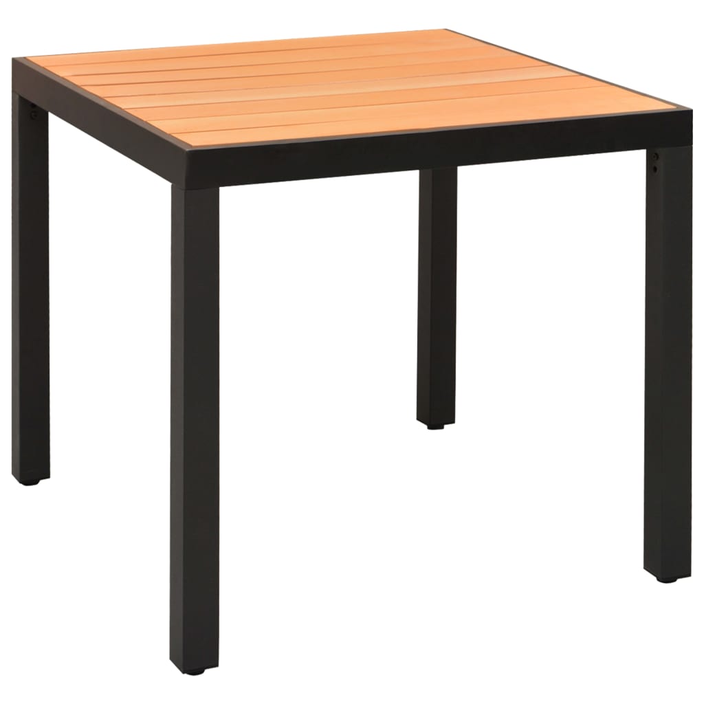 Set Mobilier De Grădină, 3 Piese, Negru Și Maro