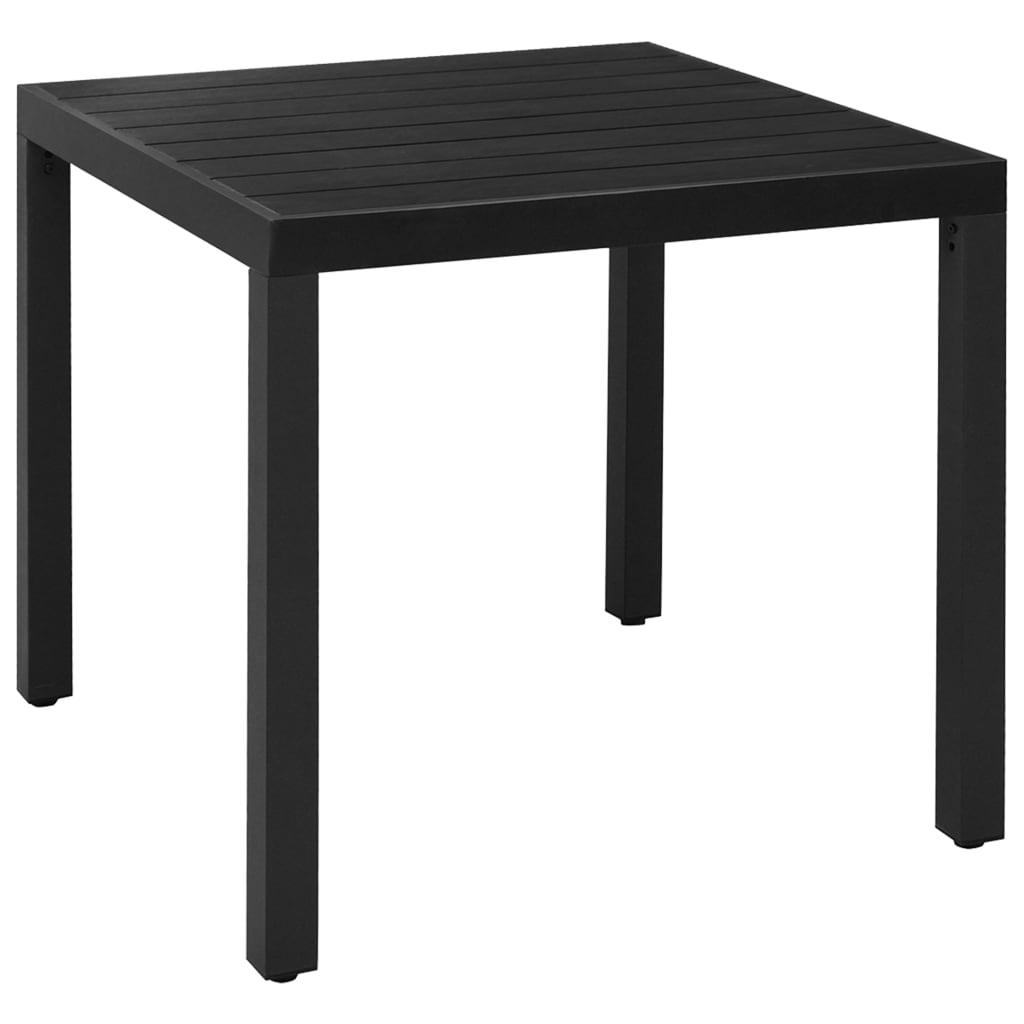 Set De Masă Pentru Grădină, 5 Piese, Negru