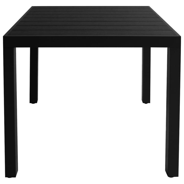 Set De Masă Pentru Grădină, 5 Piese, Negru