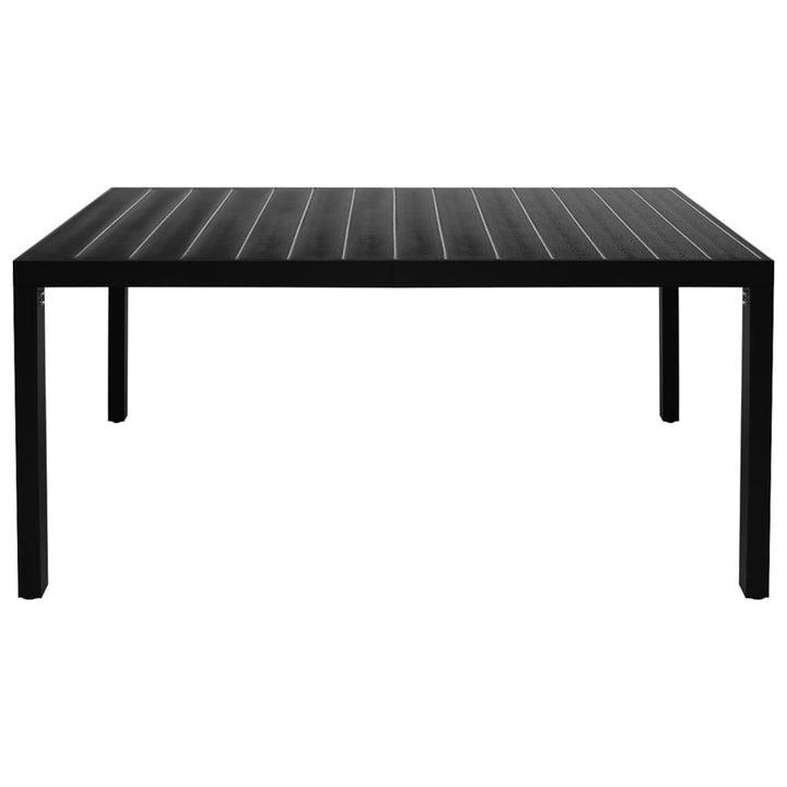Set De Masă Pentru Grădină, 5 Piese, Negru