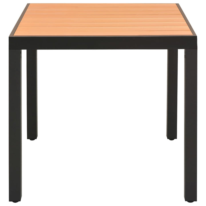 Set Mobilier De Grădină, 3 Piese, Negru Și Maro