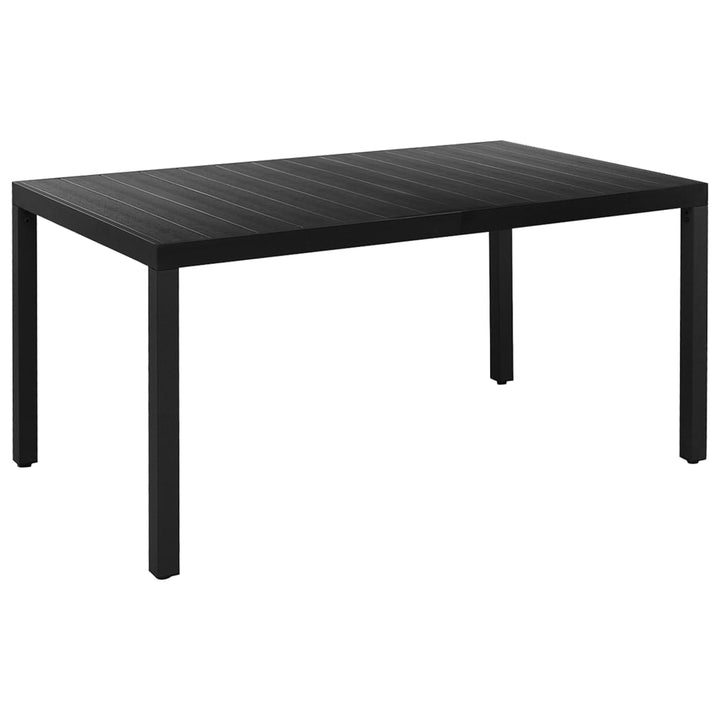Set De Masă Pentru Grădină, 5 Piese, Negru Și Maro