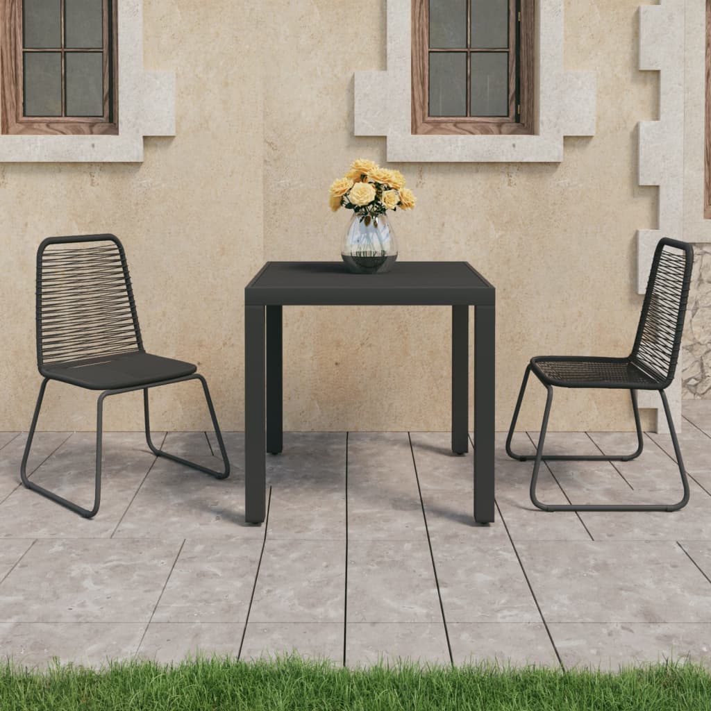 Set Mobilier De Grădină, 5 Piese, , Ratan Pvc