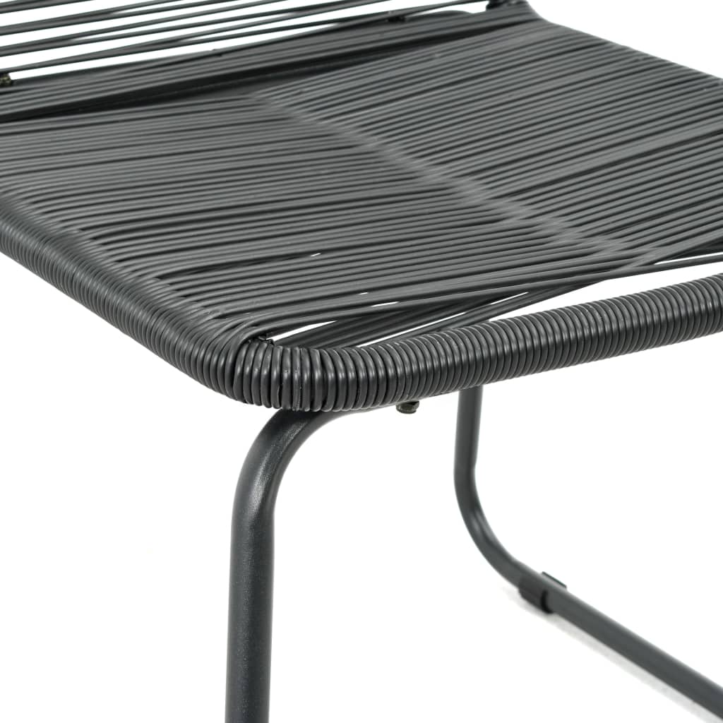 Set Mobilier De Grădină, 5 Piese, , Ratan Pvc