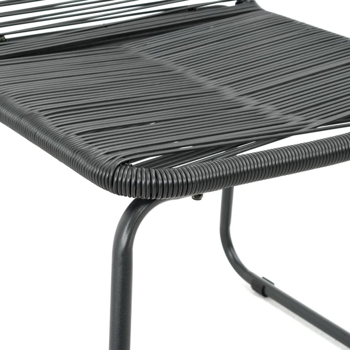 Set Mobilier De Grădină, 5 Piese, , Ratan Pvc